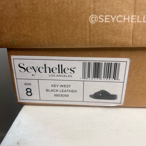 NWT Seychelles Key West black woven sandal